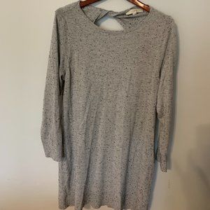 Loft XL Grey Sweater Dress